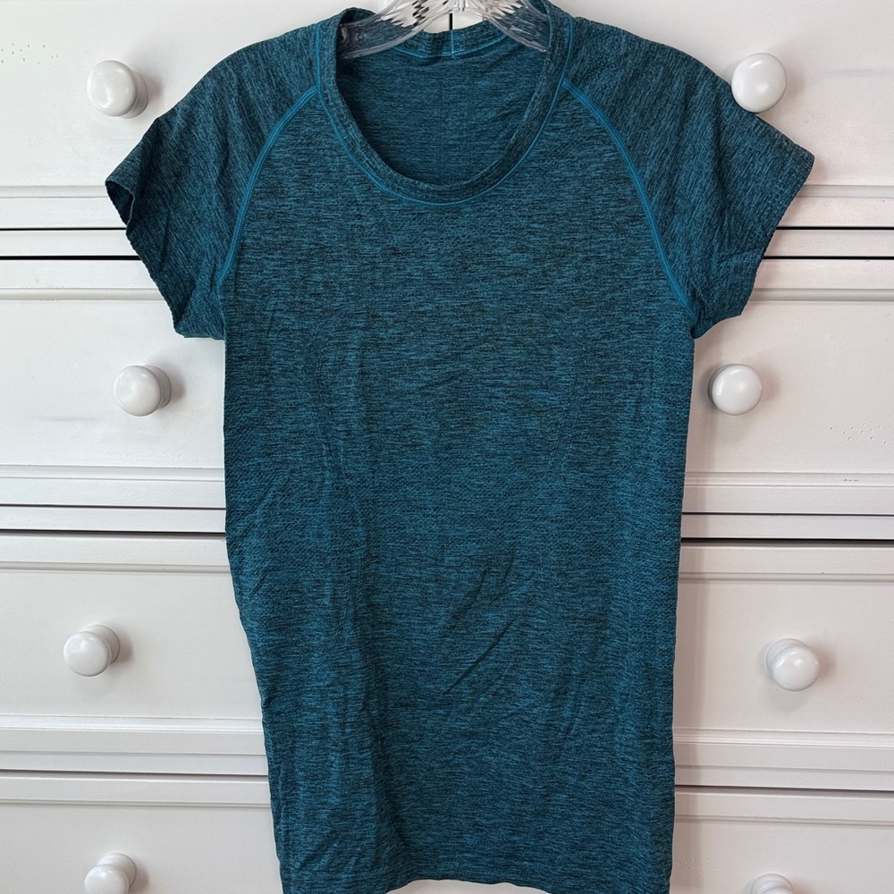 Teal and gray, Lululemon swiftly tech